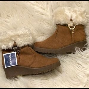Girl’s MK Wedge Booties-13